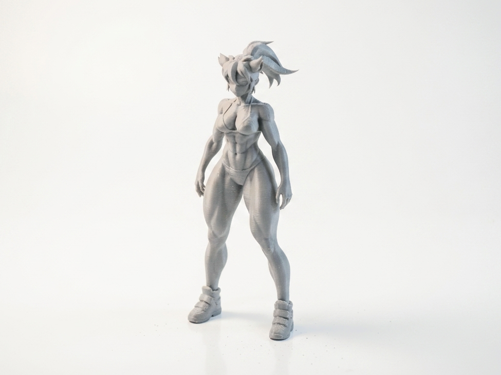 Athletic Female Figurine 3D Printable Model STL