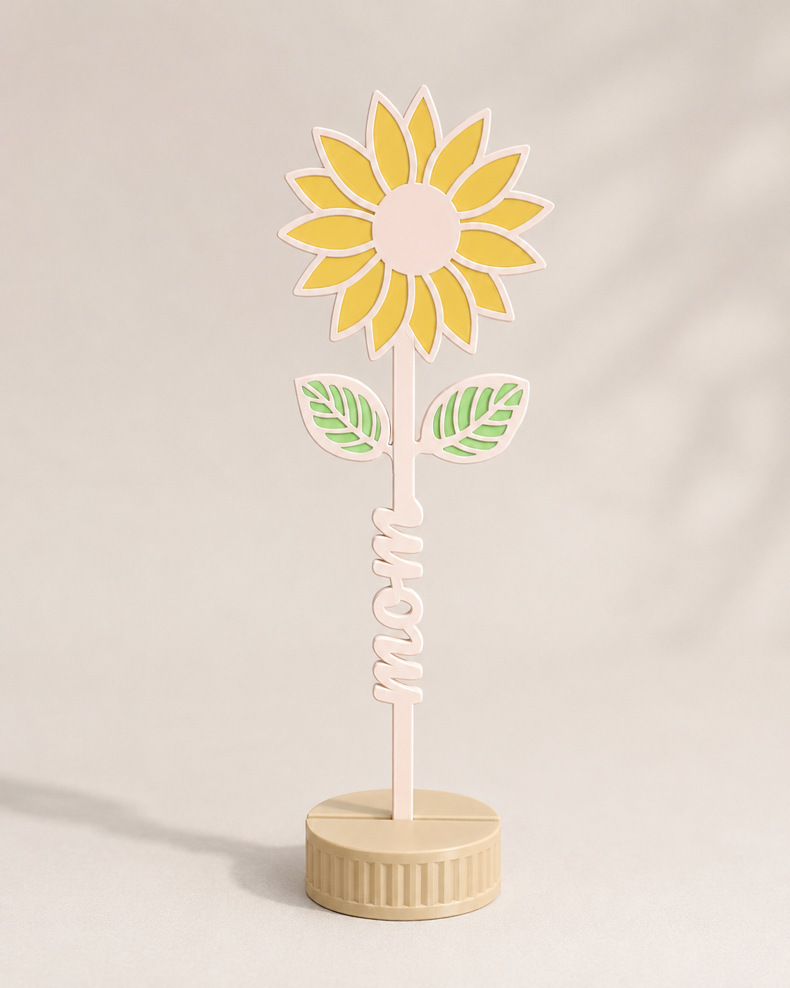 Sunflower with base for Mom