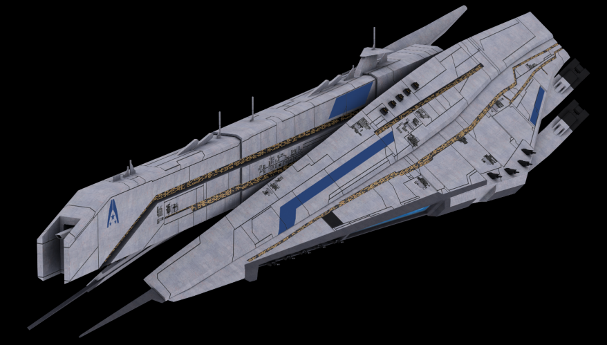 a dreadnought inspired by concept art for ME-3