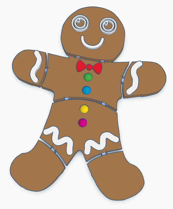 Flexi Gingerbread Man