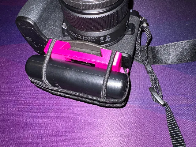 Battery holder for Velbon Quick Release