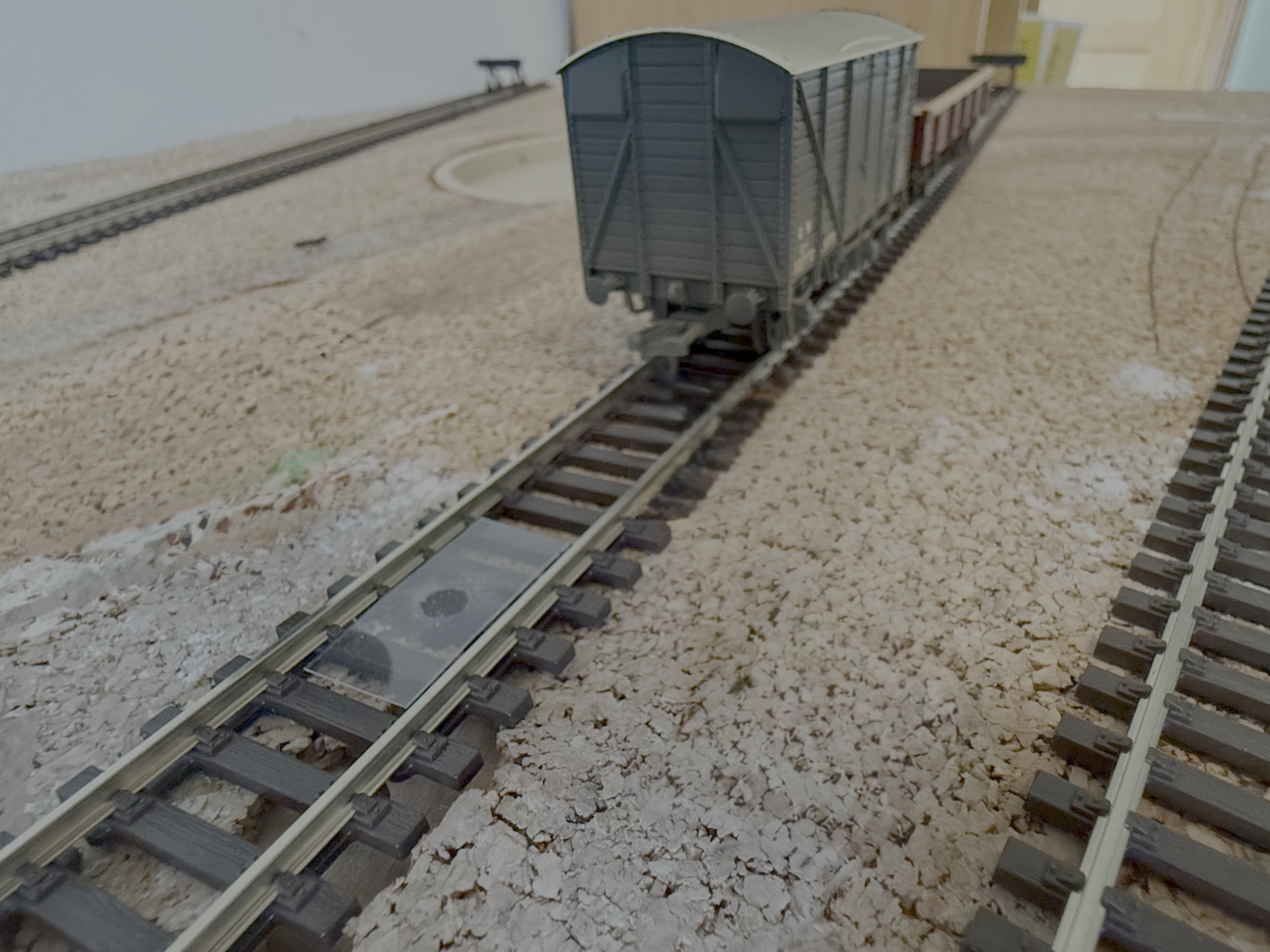 Adapter for DCCConcepts Cobalt point motor to use as uncoupler (OO Gauge)