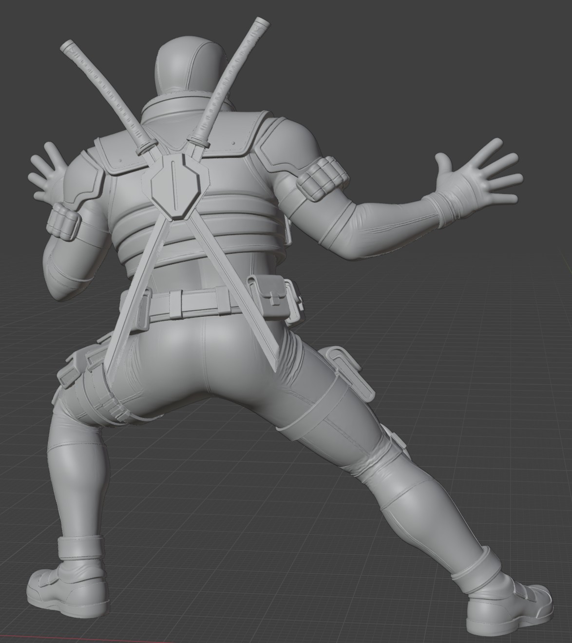 Deadpool 1 with Katanas — thumbnail 3