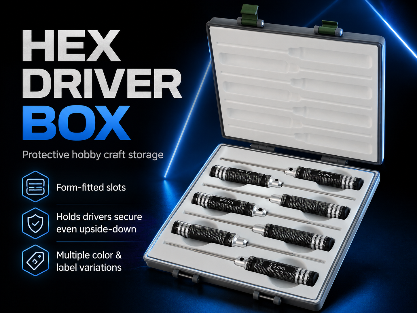 Box for Hex Screwriver Set