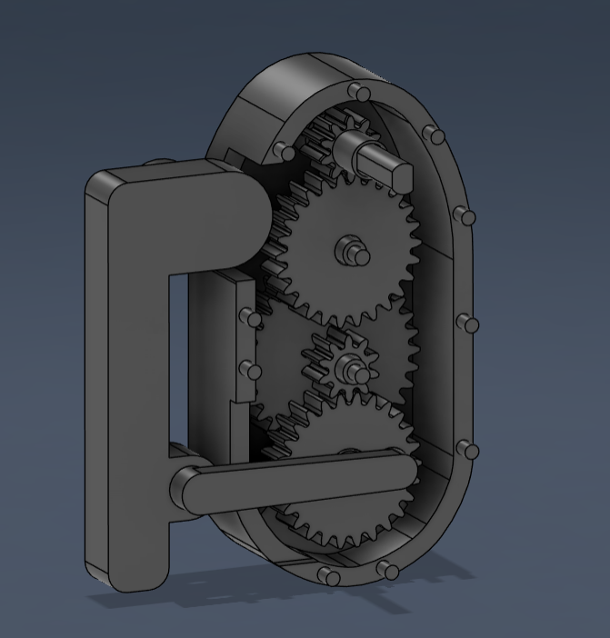 Miniatura 2 do modelo 3D Mechanical Hand Fan