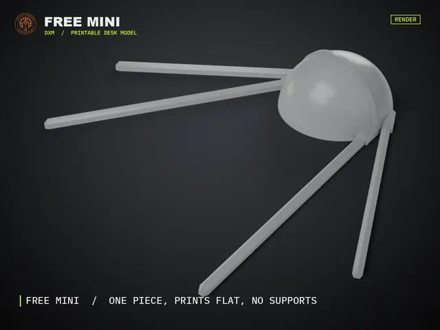 First Satellite Mini (Sputnik style), free one piece