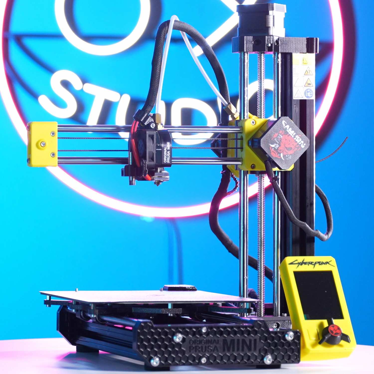 PRUSA MINI+  Cyberpunk Mod parts (Remix by DisStream)