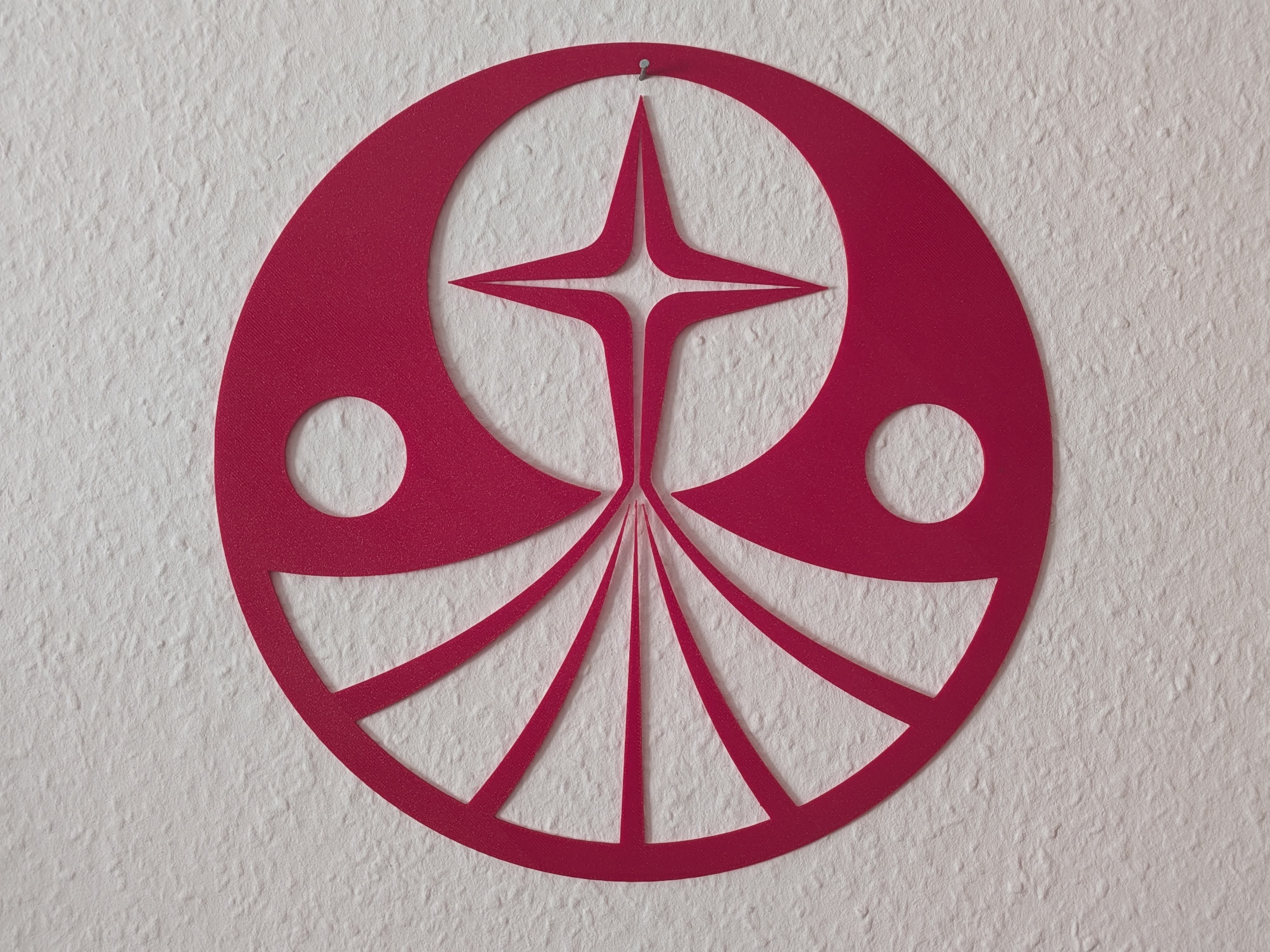 Galactic Empire Crest - 2D Wall Art - Stencil - Isaac Asimov's Foundation - Fan Art