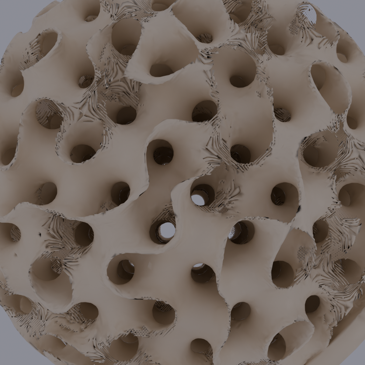 Bathsheba Grossman Gyroid Complex