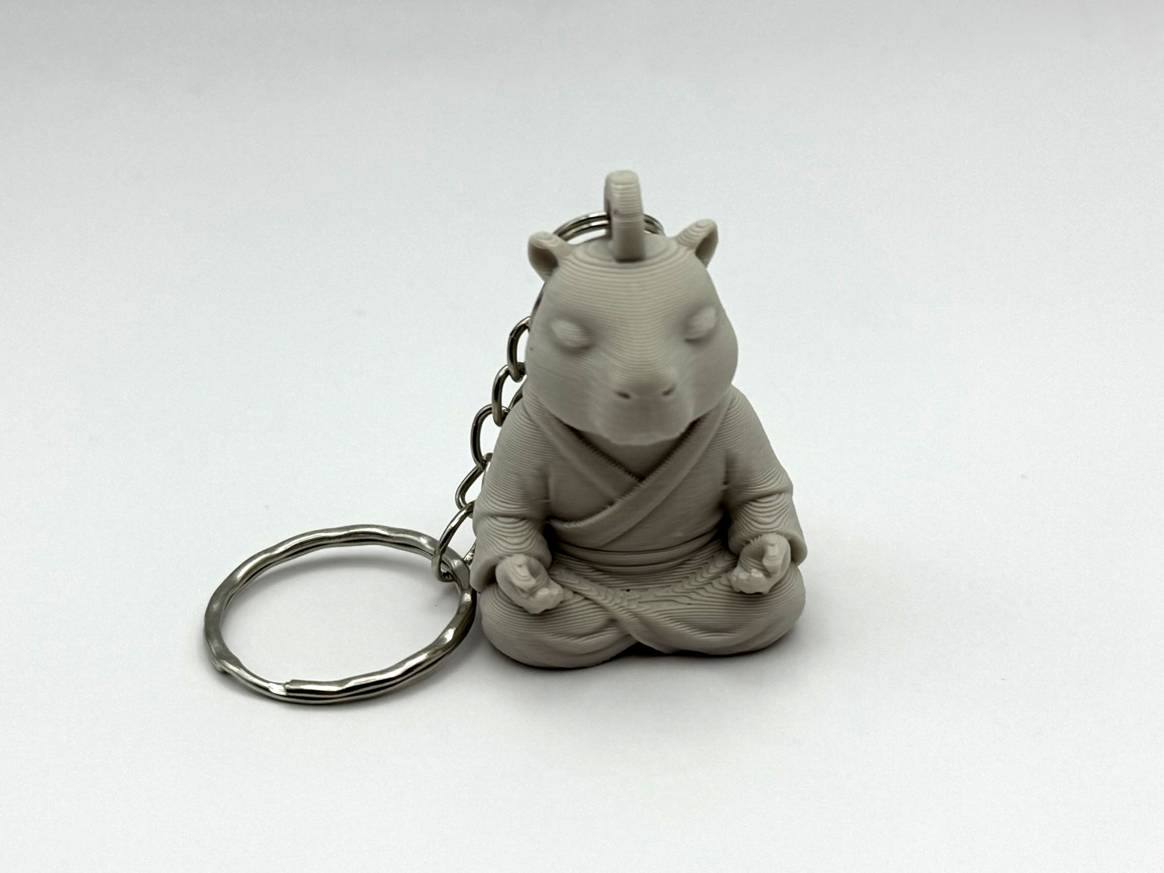 Miniatura 2 do modelo 3D Capybara Monk & Keychain