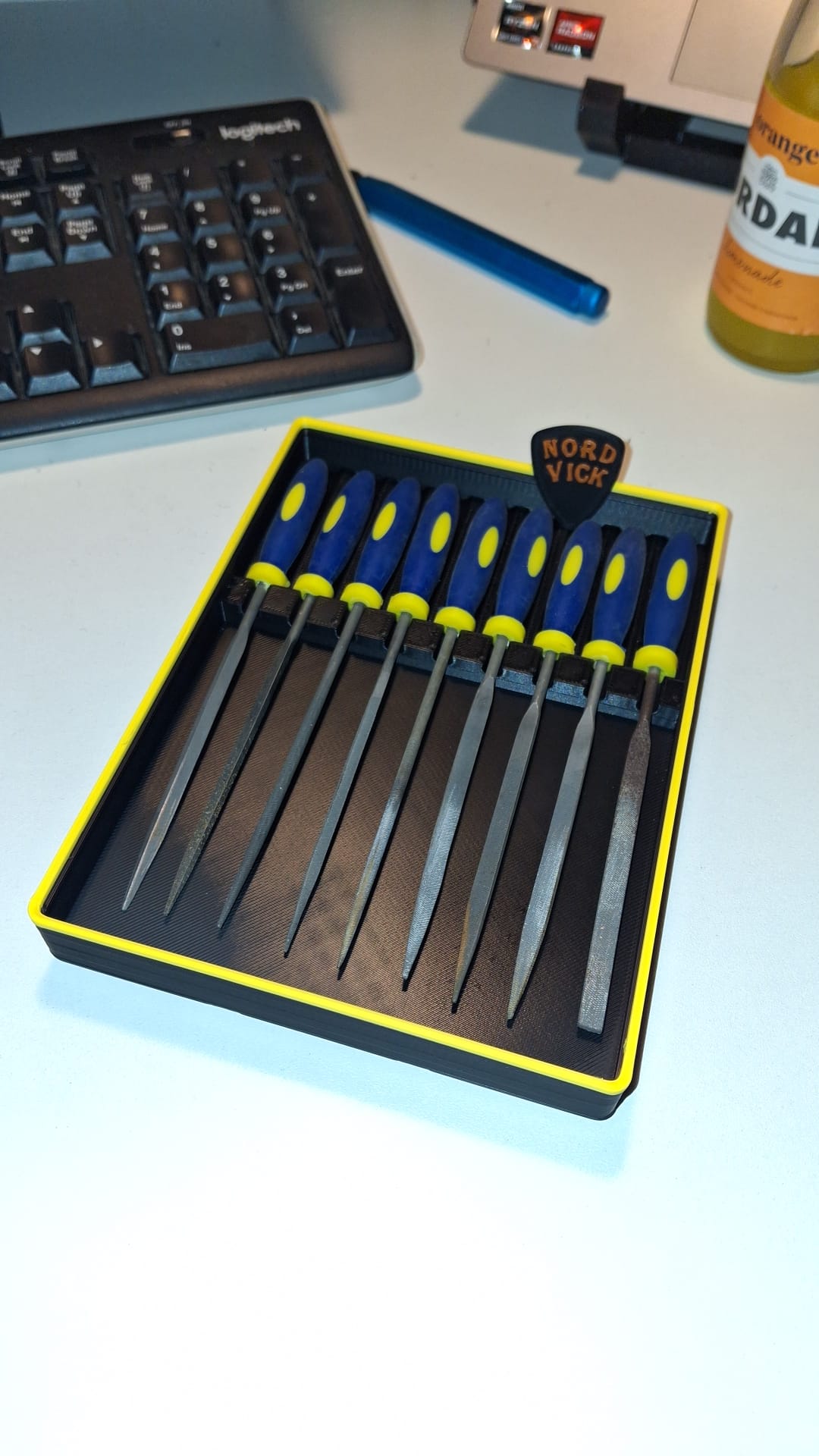 Gridfinity Needle File Tray