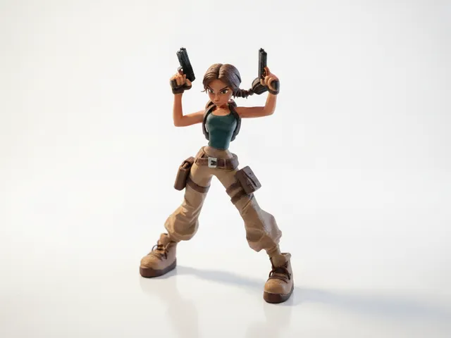 Lara Croft Action Figure Gaming Collectible 3D Printable