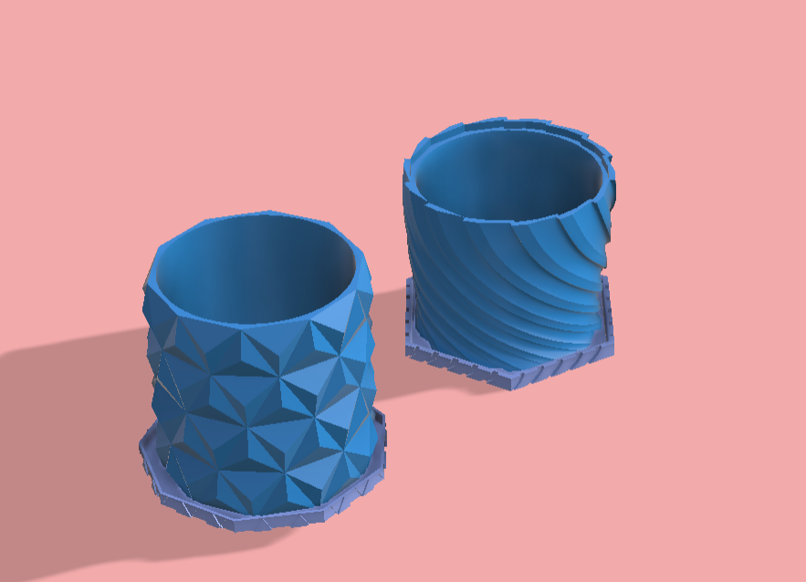 Cool plant pots