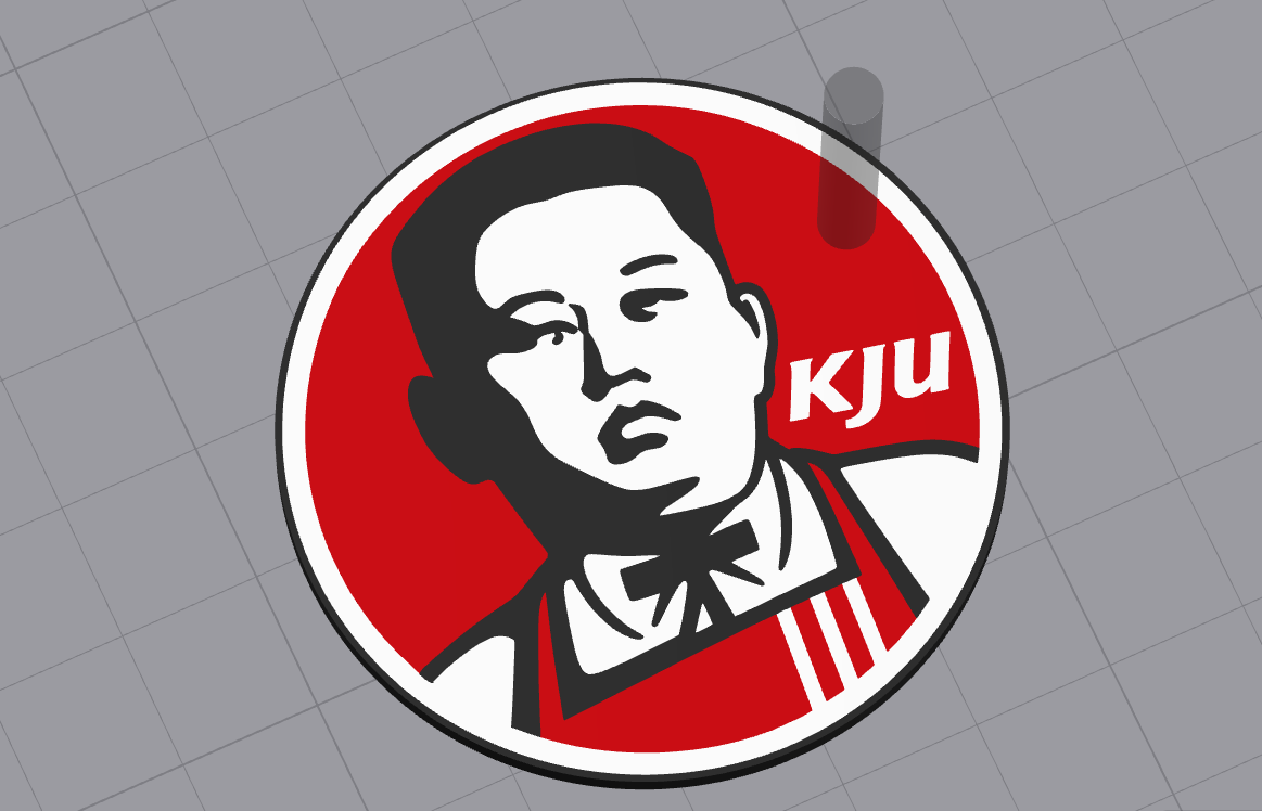 Keychain KJU - Kim MEME