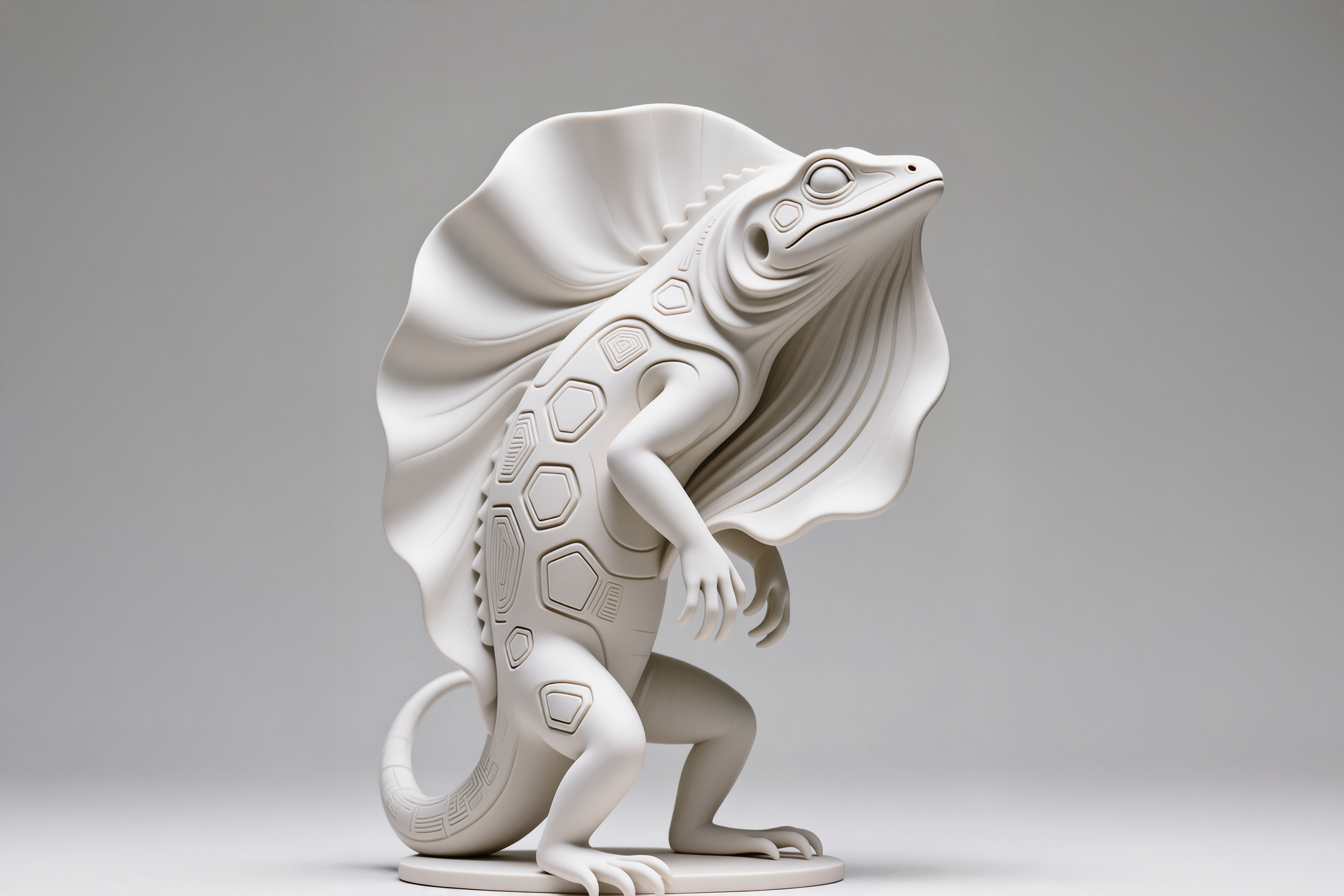 Echse, Hexa Statue