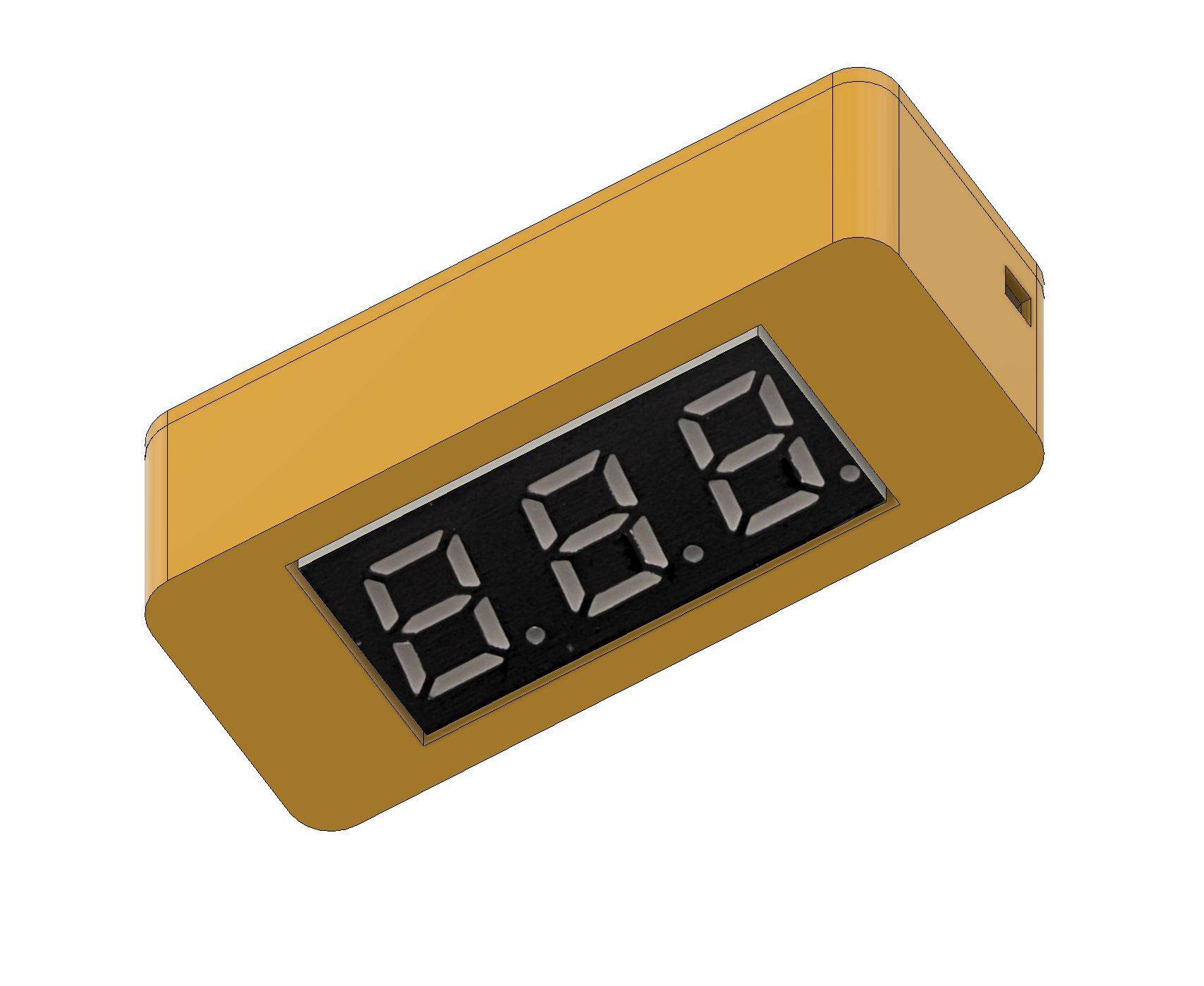 Miniatura 4 do modelo 3D Tiny Voltmeter Case