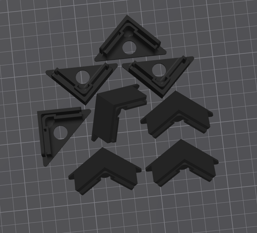 Metal Shelving Feet V2 stackable