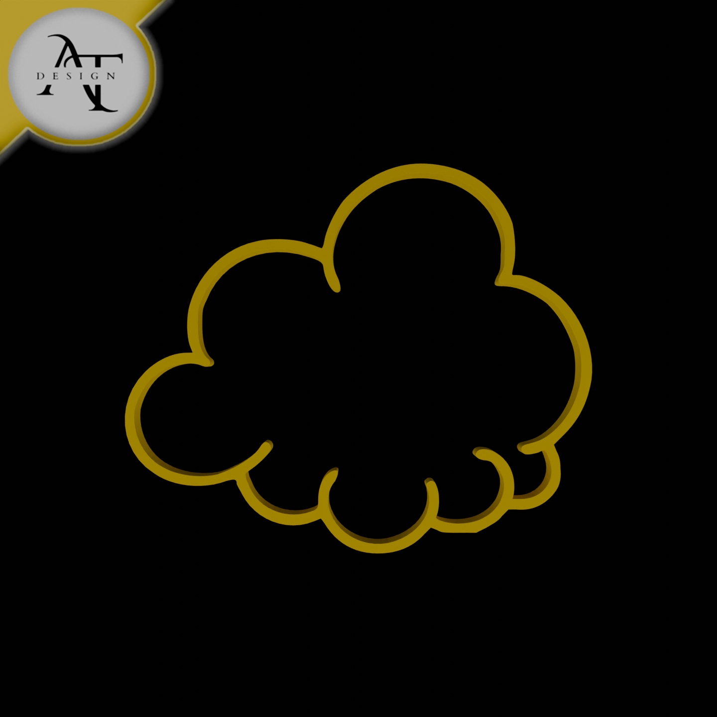 Simple Cloud Symbol - 2D Art