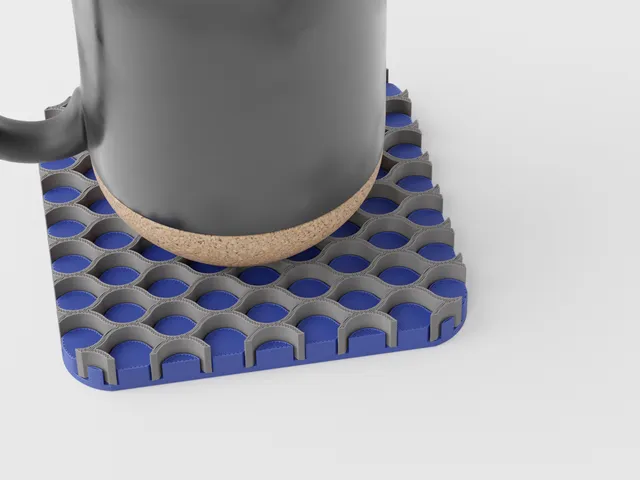 Triple Interlocking Coaster Set - Three In One Drinks Coasters