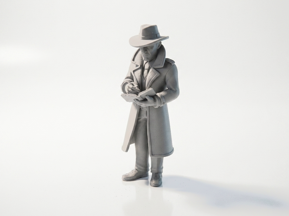 Street Detective Figurine Urban Style 3D Printable