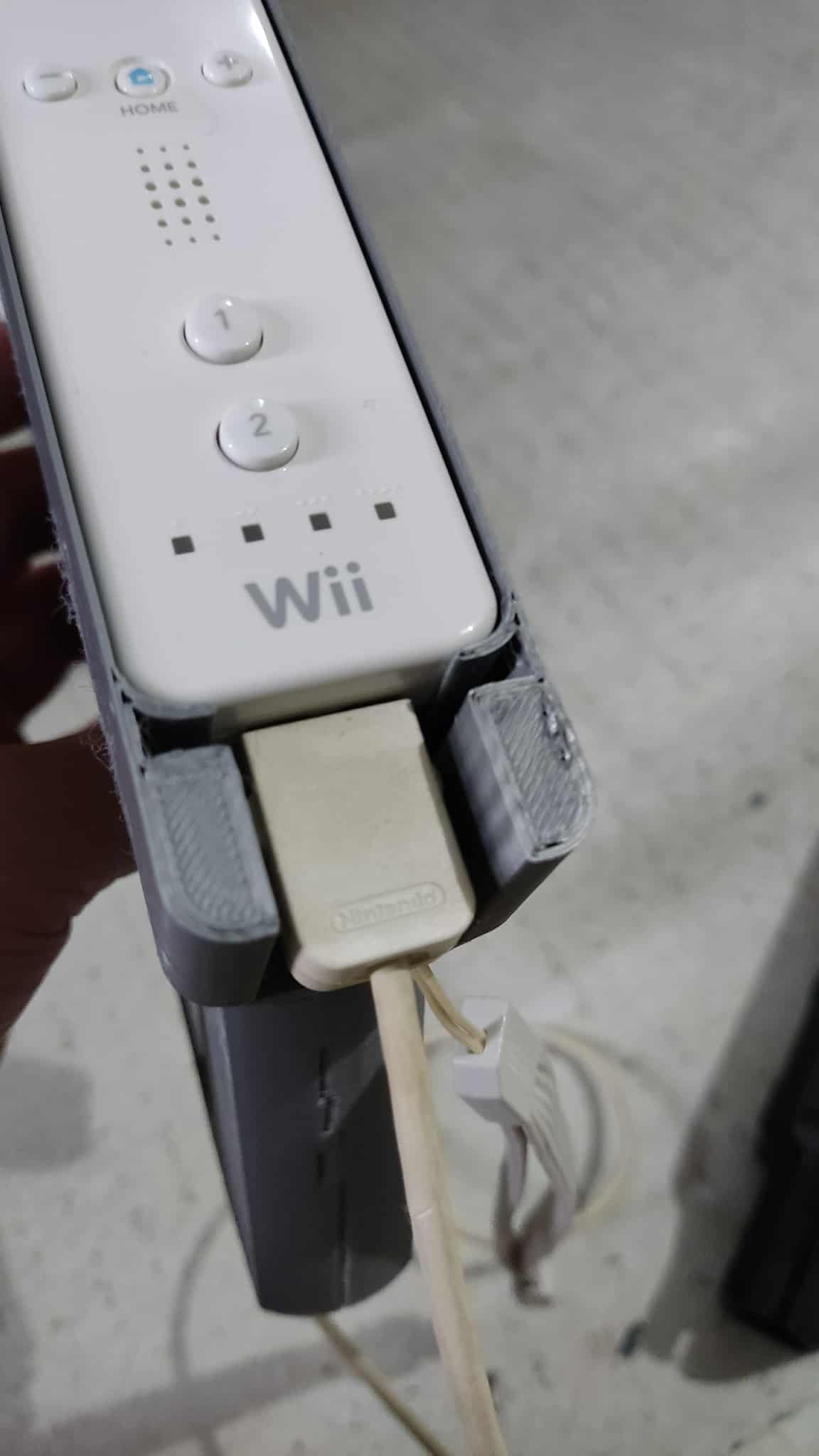 Modded Parts for 3DFreeman's WMP Vector + Nunchuck Grip