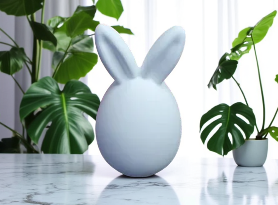 Minimalistischer Osterhase