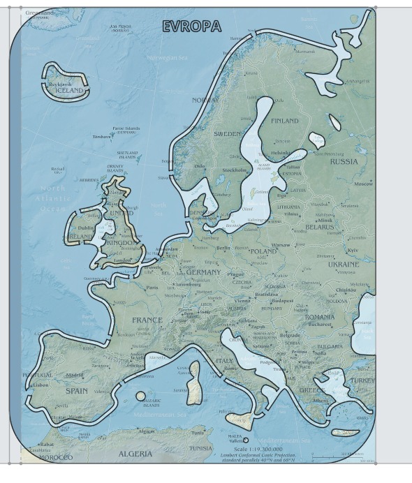 Continents template