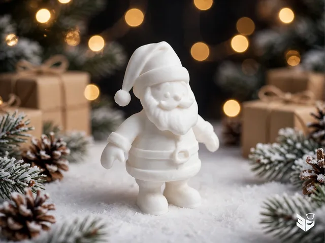 Chibi Santa Claus - 3D Printable Model