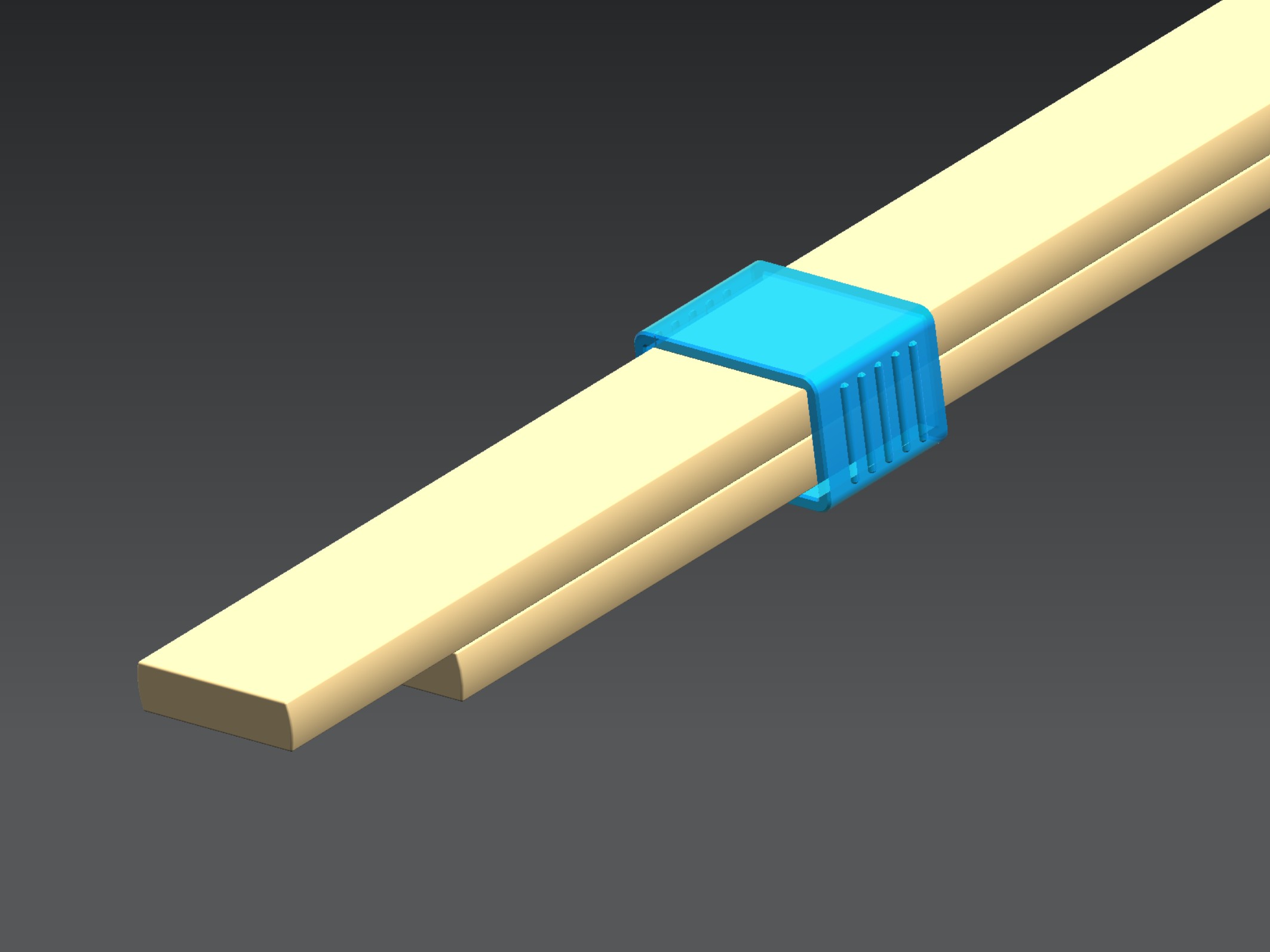 O-Sliders (double slats) for Slatted Frame hardness adjustment / O-Schieber (Doppel-Latte) für Lattenrost Härteeinstellung