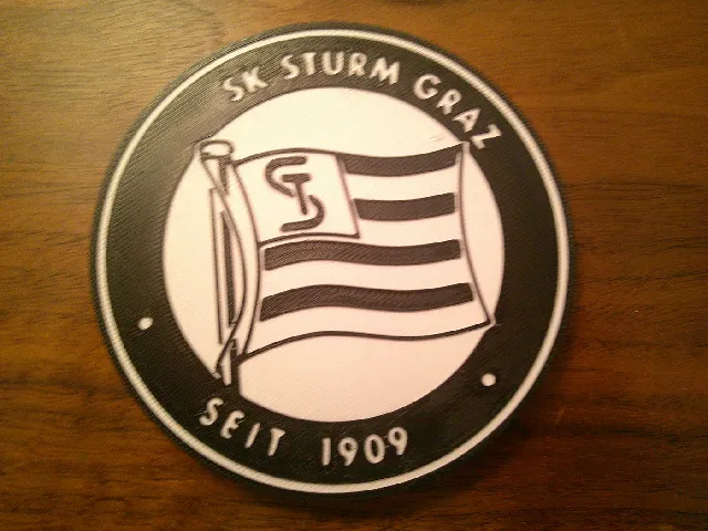 SK Sturm Graz Logo Coaster or Plaque