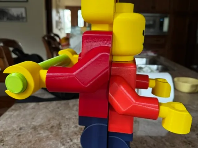Lego Man Toilet Roll Holder - Large Size