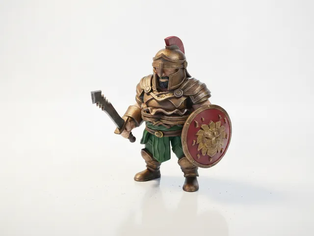 Armored Knight Figurine Fantasy 3D Printable