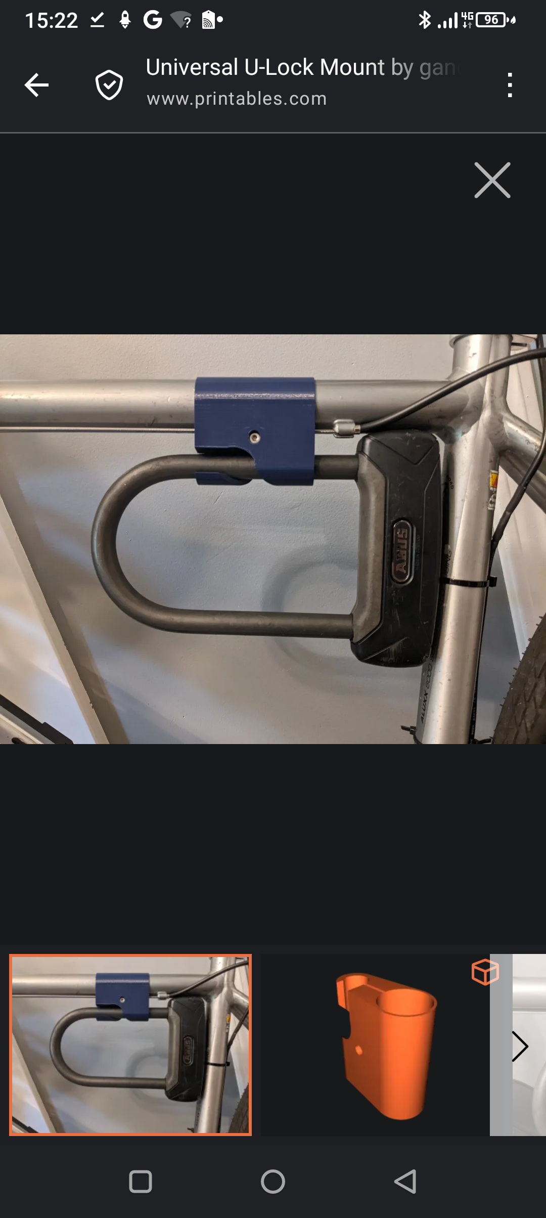 Universal U-Lock Mount (modification)