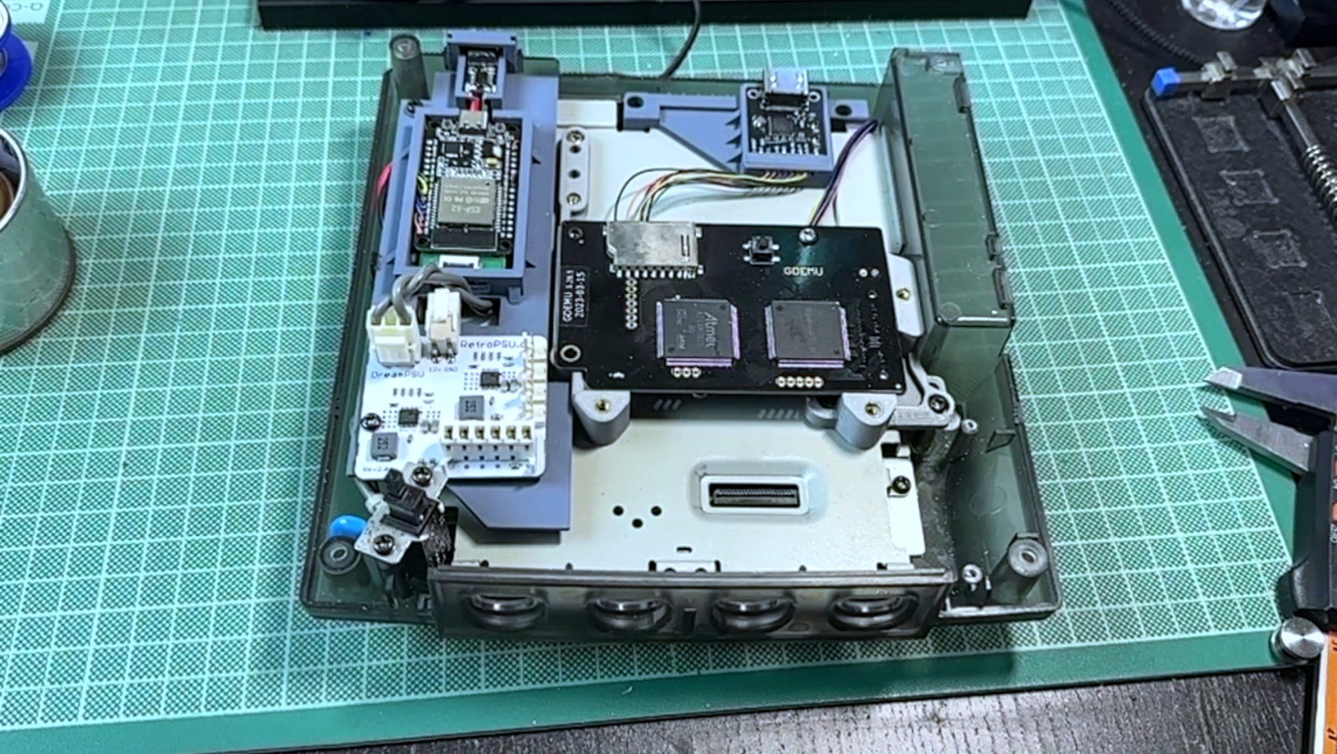 Sega Dreamcast Holder for Blueretro / DreamPSU / PD Type C