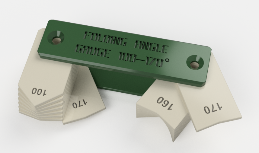 Folding Angle Gauge 100–170° – Internal & External Angle Templates ...