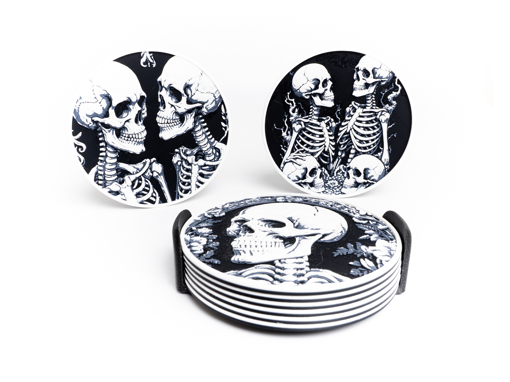 Skeleton Coasters
