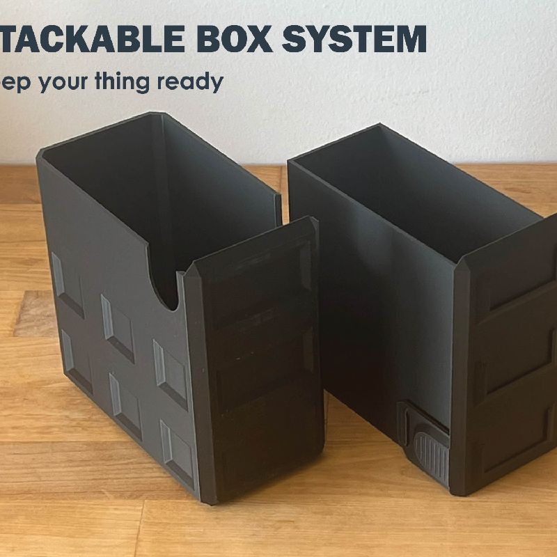 Stackable Box Basic Triple Tall by master 3D PT | Download free STL ...