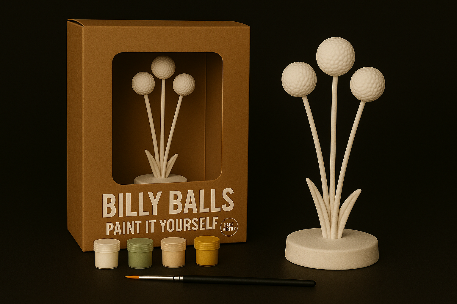 Billy Balls – Paint-It-Yourself