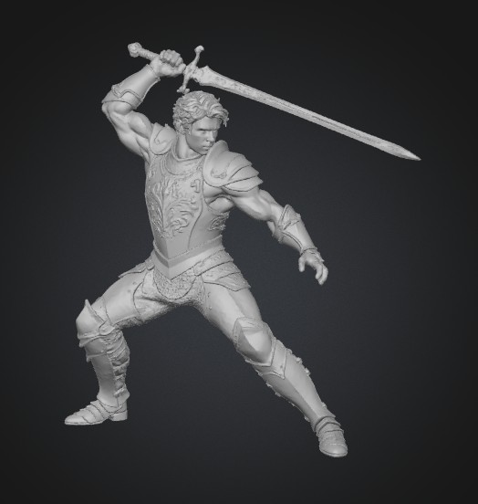 Warrior with sword