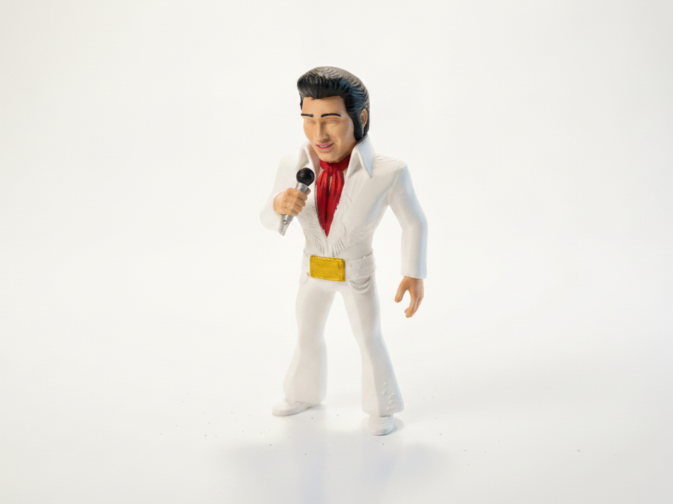 Elvis Presley Bust Celebrity Figurine 3D Printable