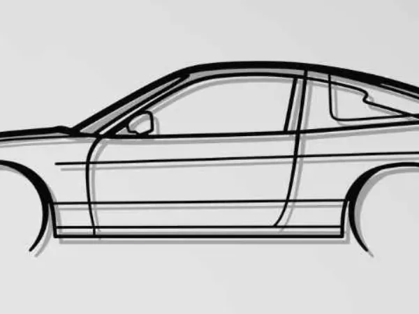 Nissan 240SX S13 1991 Wall Art