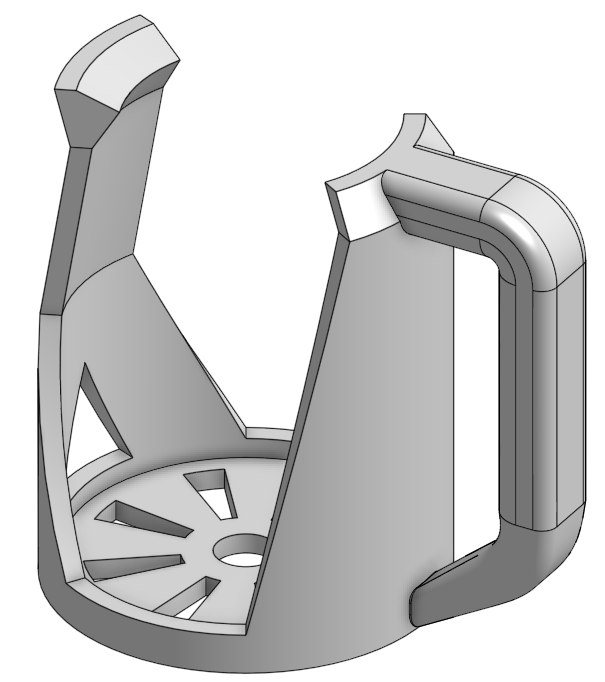 Handle for autoclave bottle (laboratory bottle)