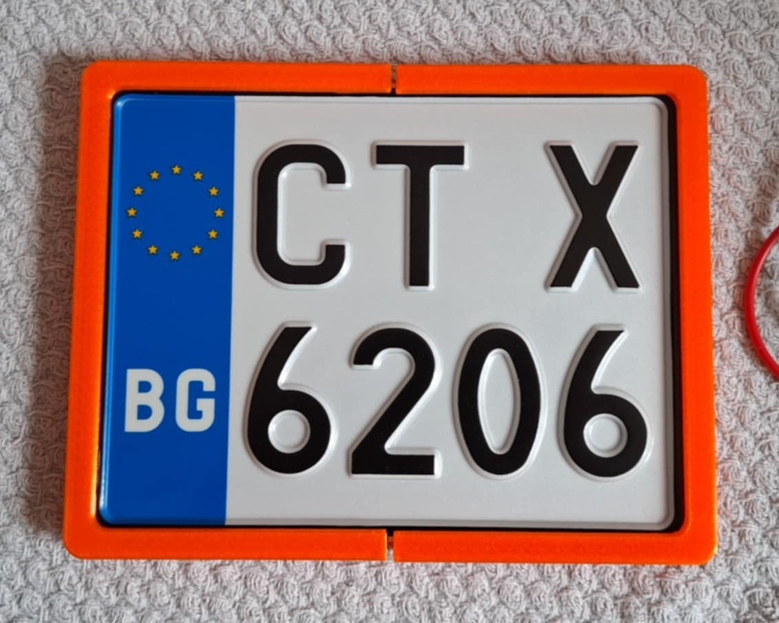 Motorcycle Plate Holder