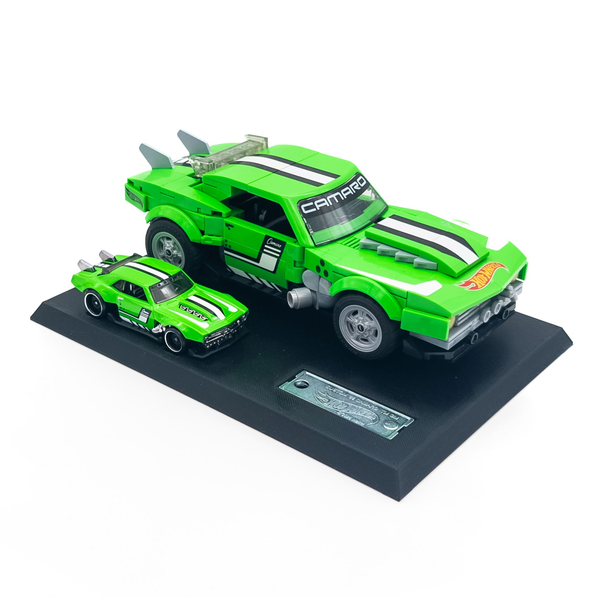 Display Stand for Mattel Brick Shop Hot Wheels Custom '68 Camaro JFT16