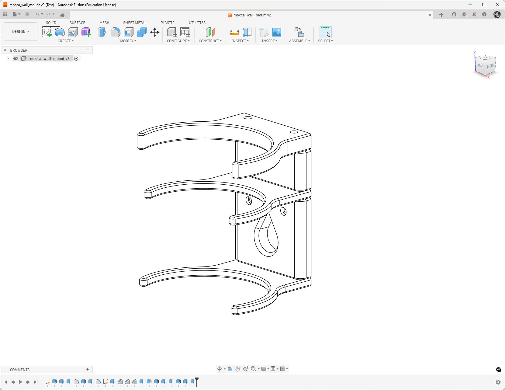 Modular Moka Express wall mount