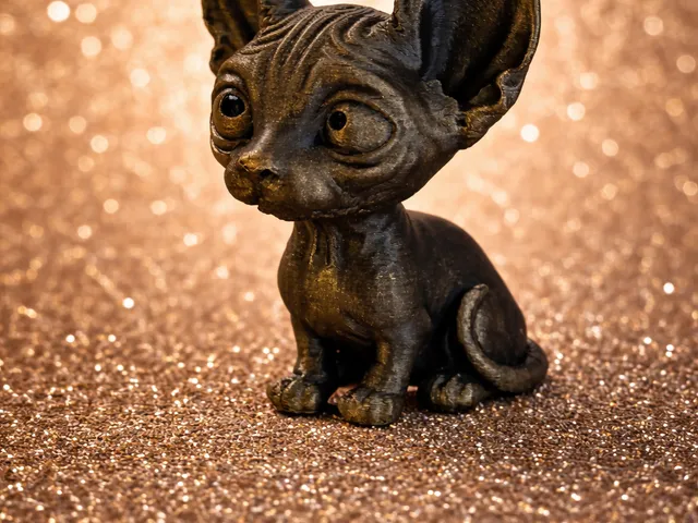 Sphynx Cat – Cute & Creepy 3D Figurine