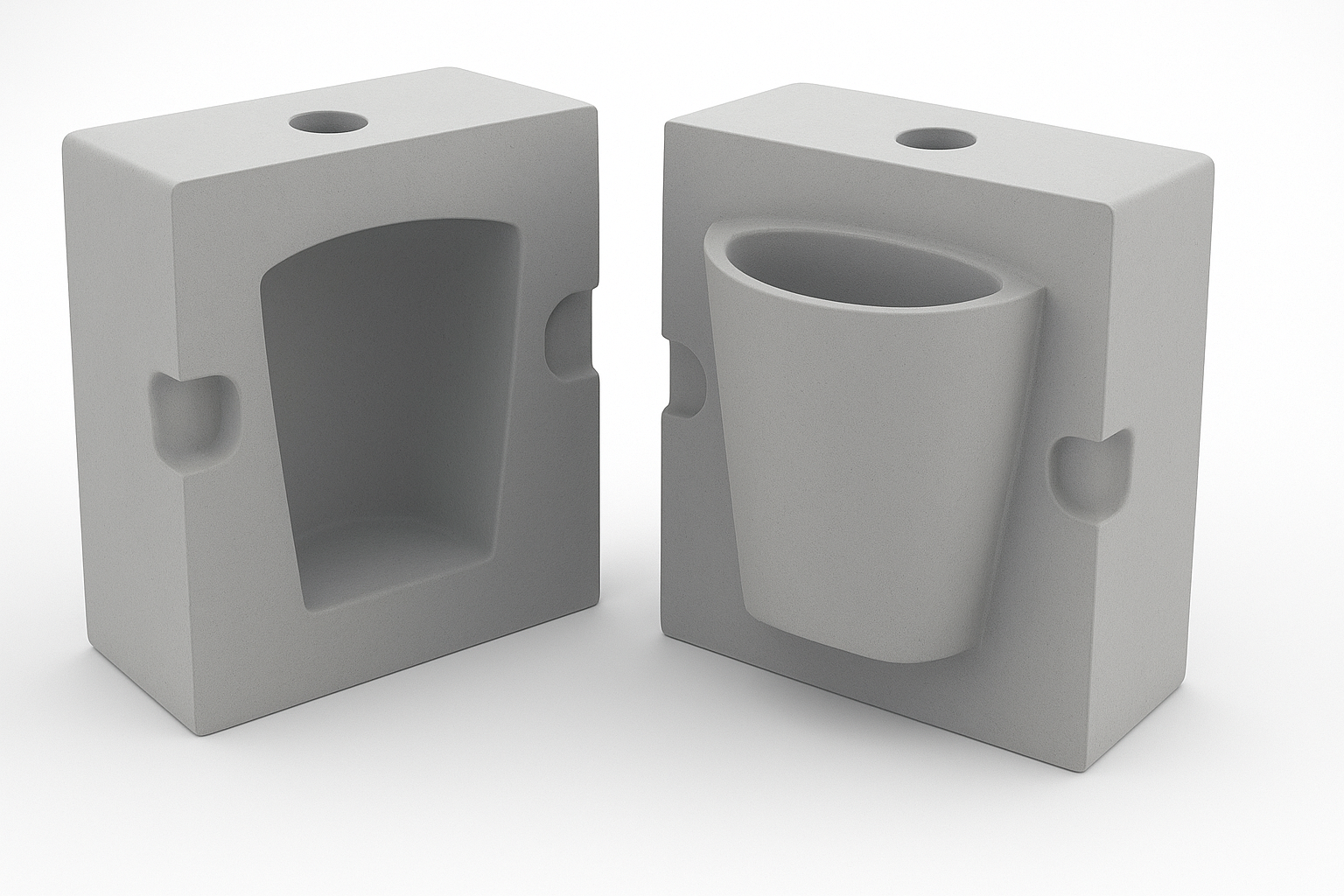 Mold 16 oz Cup square bottom round top
