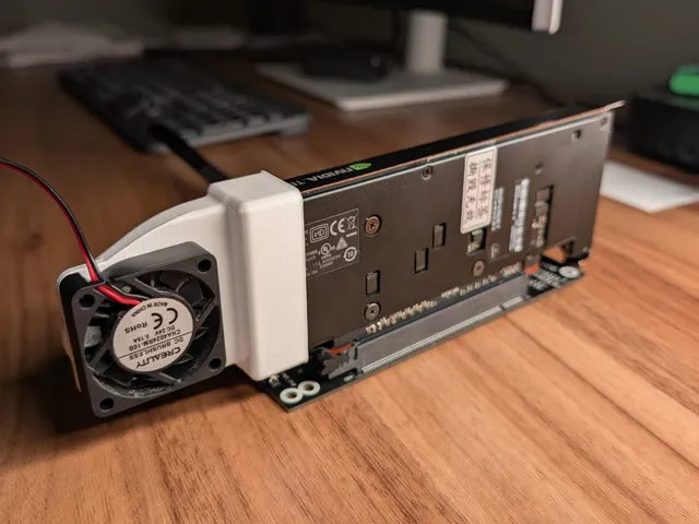 Tesla P4 Active Cooling Fan Mount / Air Duct