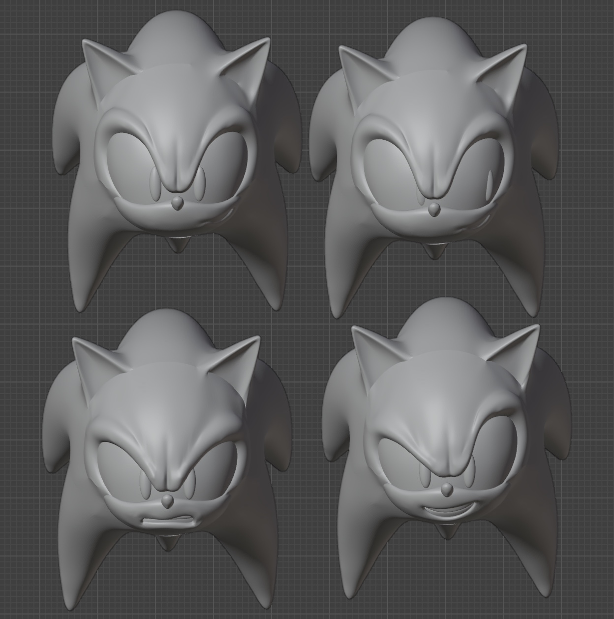 Jakks Pacific Super Smash Bros. Brawl Sonic Heads