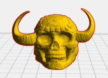 Aztec Death Whistle With Horns